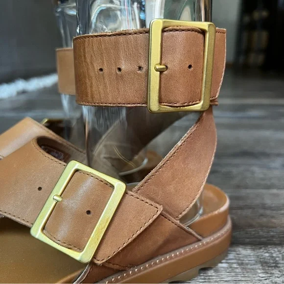 Sorel Ankle Strap Sandals - Camel - Picture 6 of 9